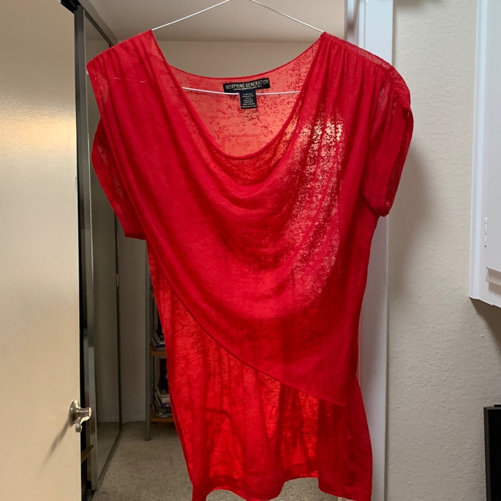 See-thru blouse